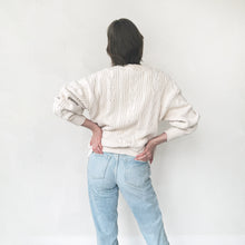 Load image into Gallery viewer, Vintage Cream Varsity Sweater