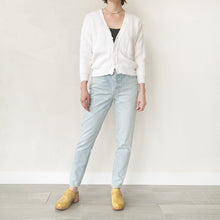 Load image into Gallery viewer, White Cotton Cardigan