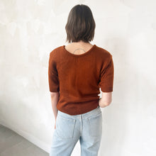 Load image into Gallery viewer, 80&#39;s Rust Knit Sweater