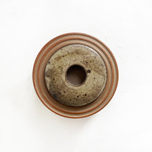 Load image into Gallery viewer, Lidded Vessel in Olive and Brown