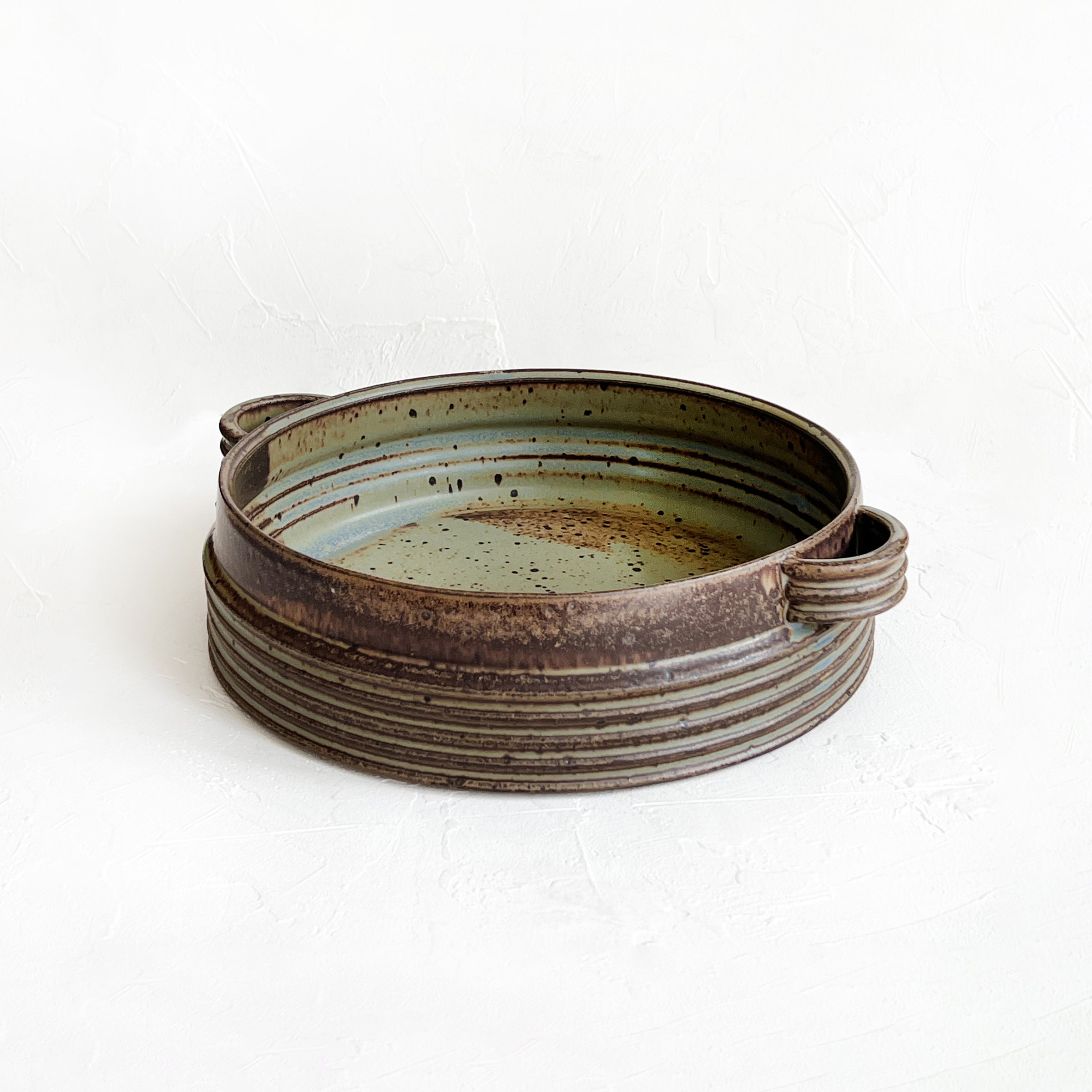 Handled Serving Bowl in Maryland Blue