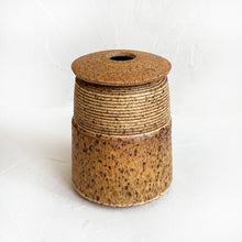 Load image into Gallery viewer, Lidded Vessel in Speckled Pumpkin