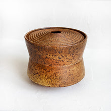 Load image into Gallery viewer, Lidded Vessel in Speckled Pumpkin