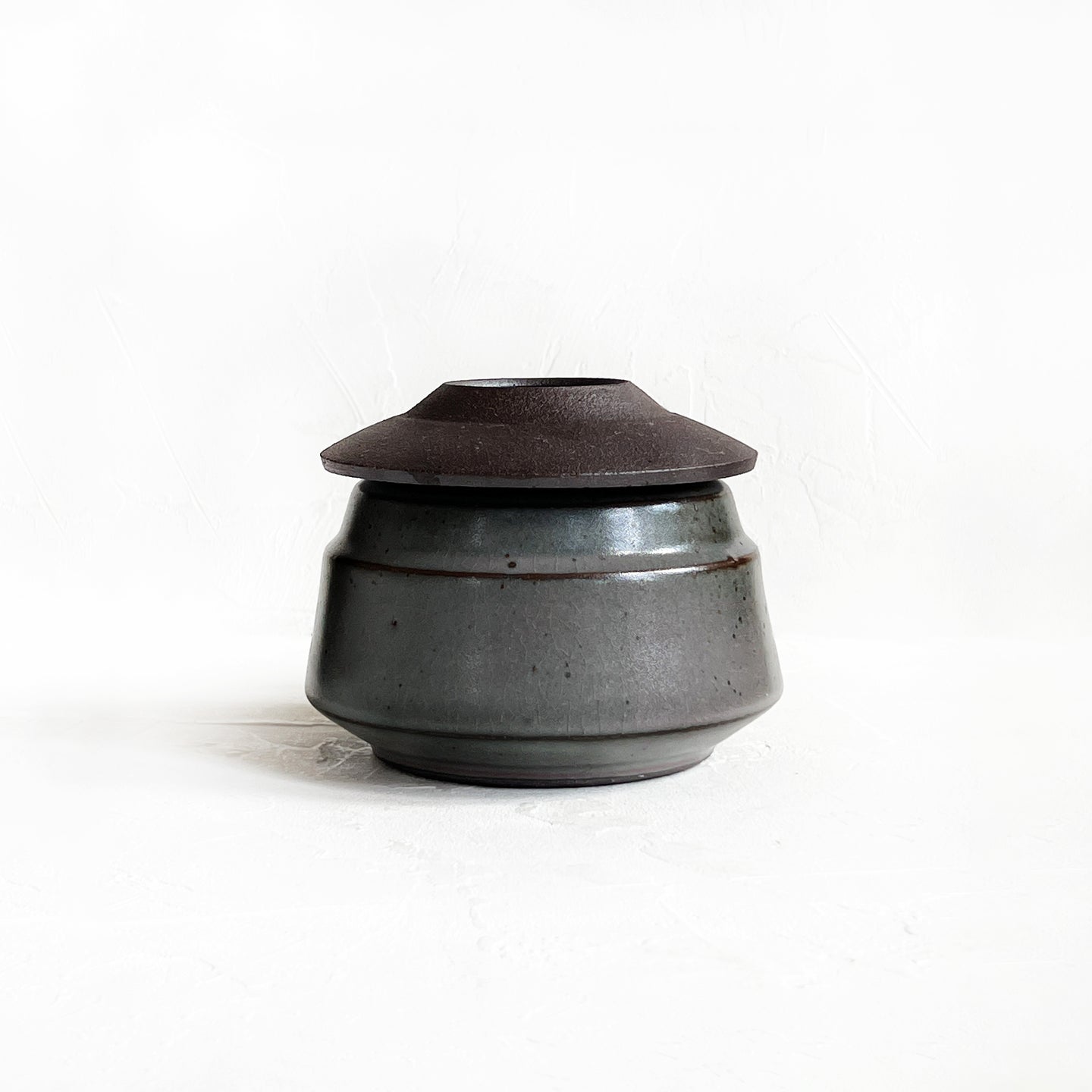 Lidded Vessel in Midnight Blue