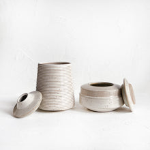 Load image into Gallery viewer, Lidded Vessel in Warm White