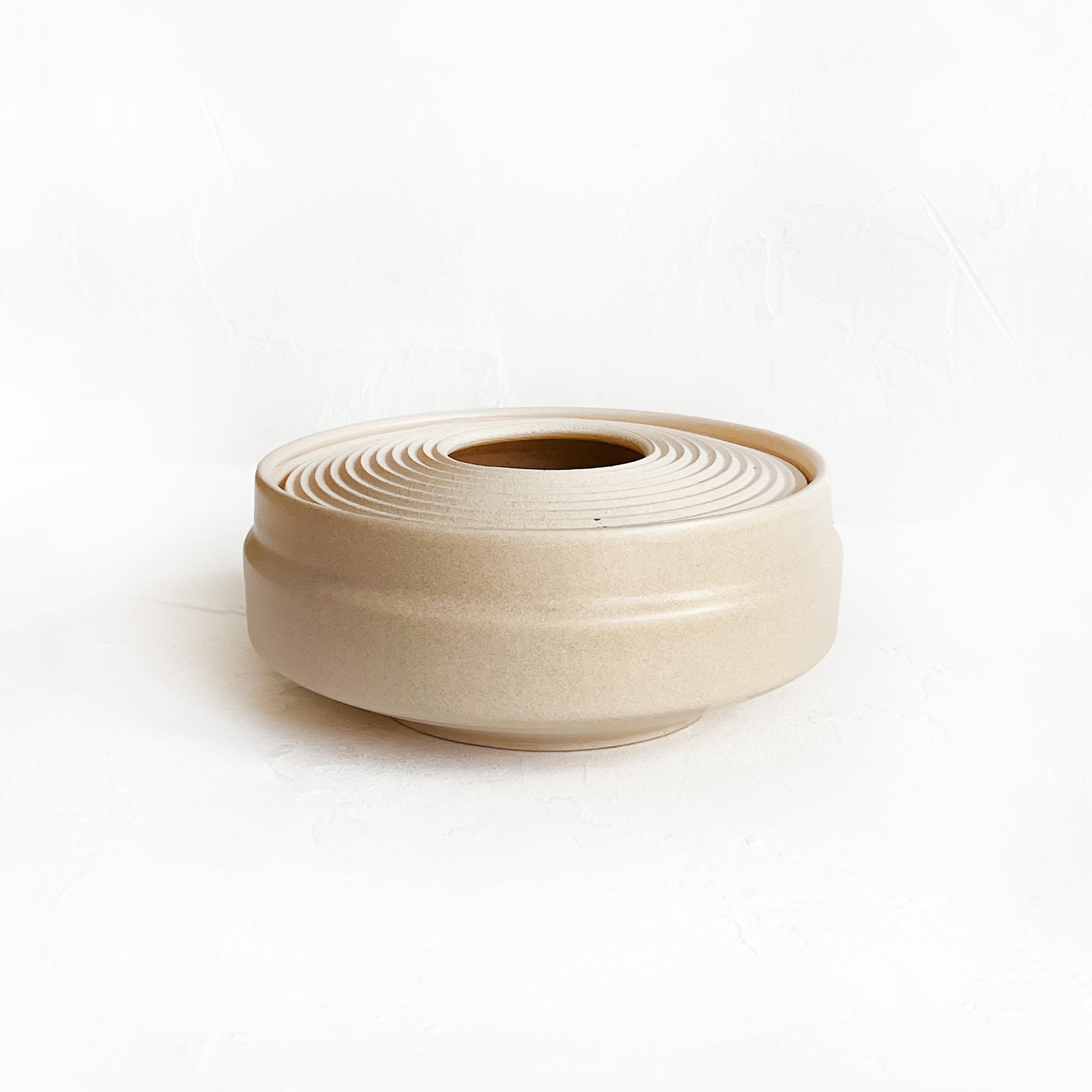 Lidded Vessel in Warm White