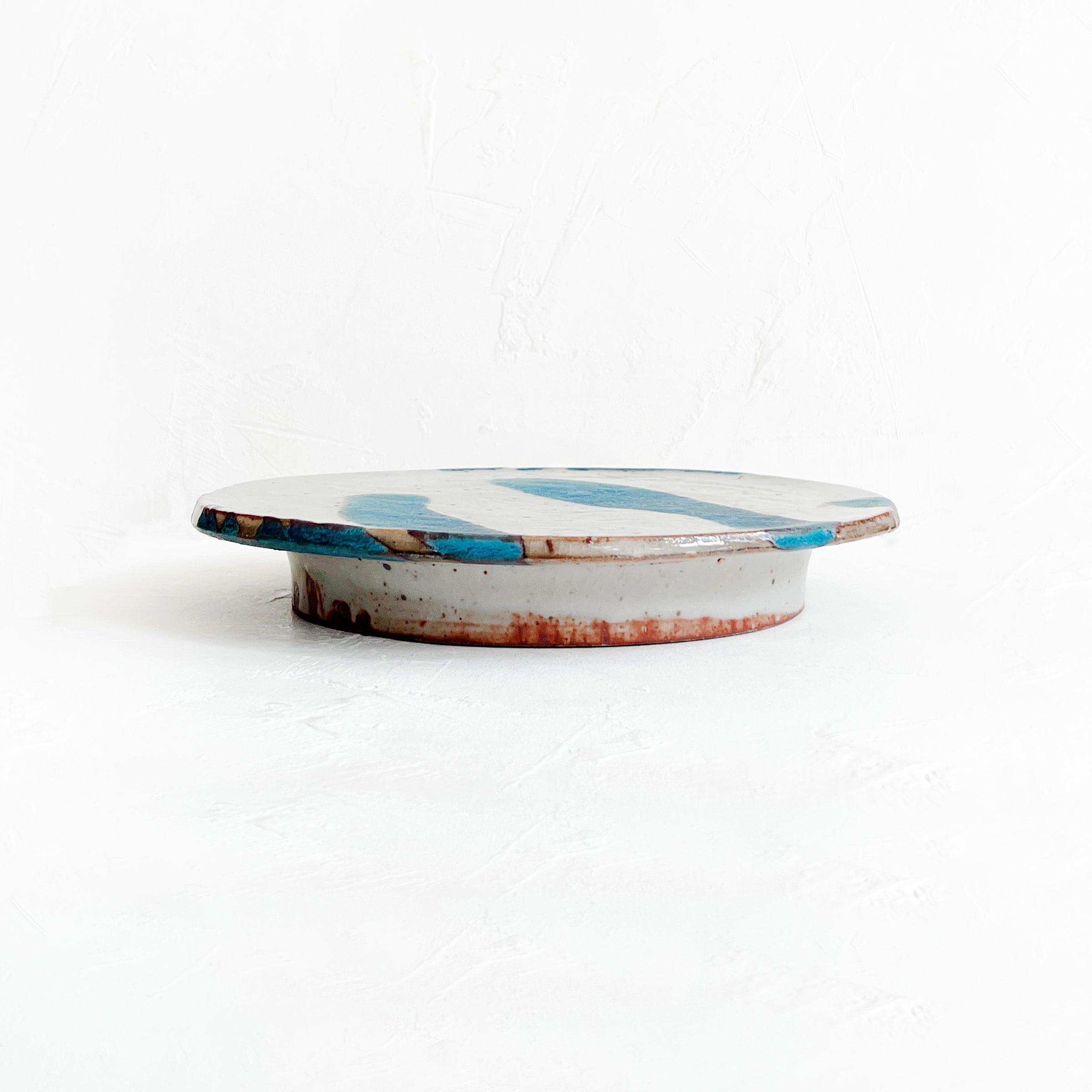 Mitsuko Cake Stand in Peacock Blue