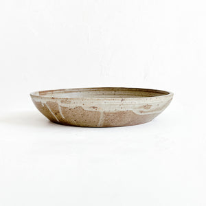 Mitsuko Serving Bowl in Olive and Cream