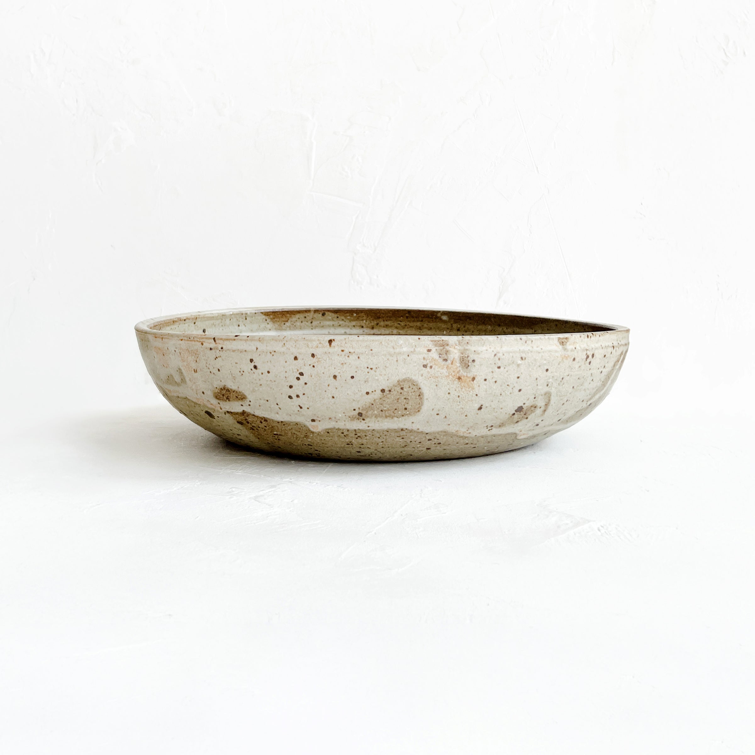 Mitsuko Serving Bowl in Olive and Cream