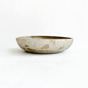 Mitsuko Serving Bowl in Olive and Cream