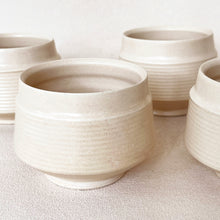 Load image into Gallery viewer, Ceramic Cups in Eggshell