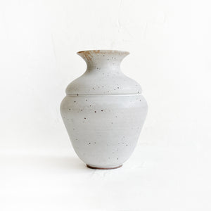Large Studio Vase in Matte White