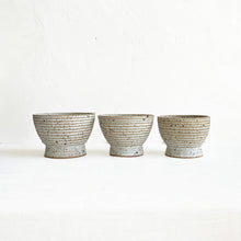 Load image into Gallery viewer, Lined Pedestal Offering Bowl in Quail