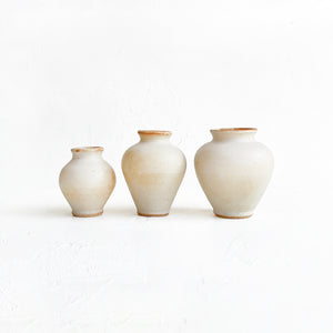 Bud Vase in Warm White
