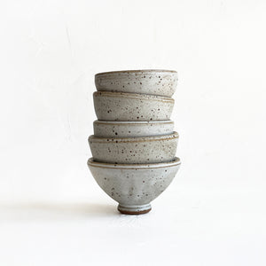 Small Bowl in Speckled White