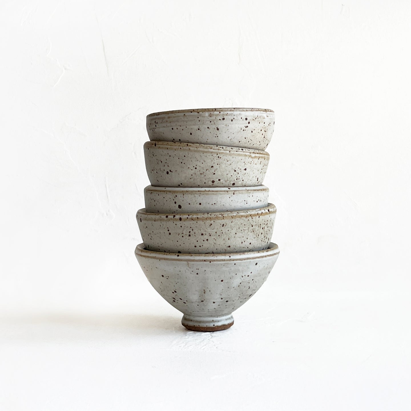 Small Bowl in Speckled White