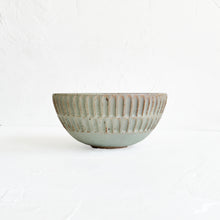 Load image into Gallery viewer, Carved Salad Bowl in Seafoam