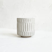 Load image into Gallery viewer, Carved Cortado Cup in Pearl