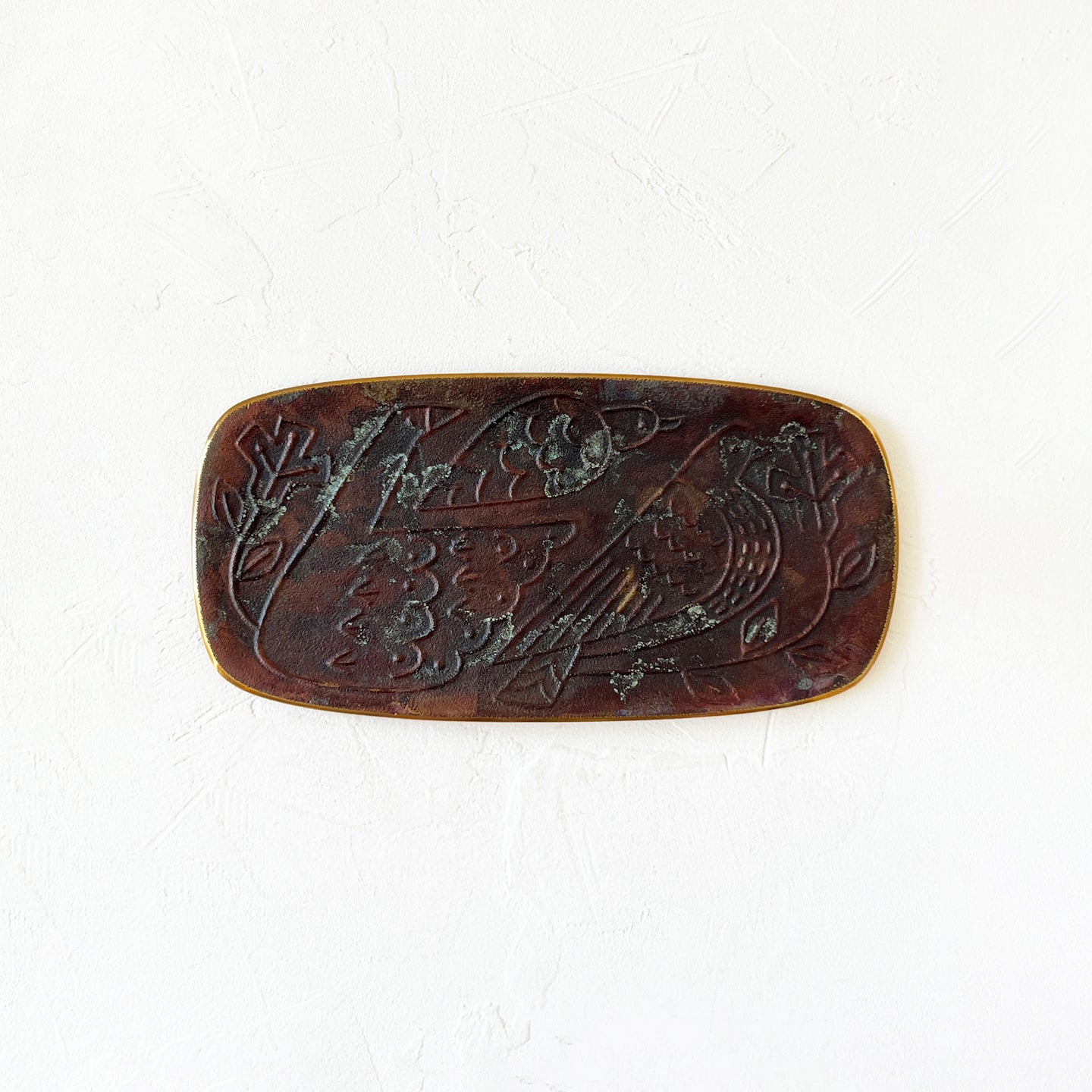 Large Mottled Bird Tray