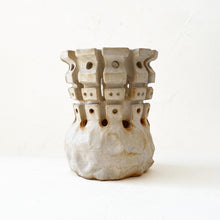 Load image into Gallery viewer, Carved Vase in Warm White