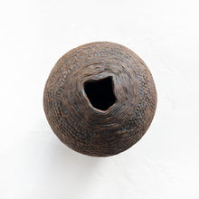 Load image into Gallery viewer, Large Coiled Vase in Brown