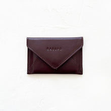 Load image into Gallery viewer, Mini Envelope Wallet in Burgundy