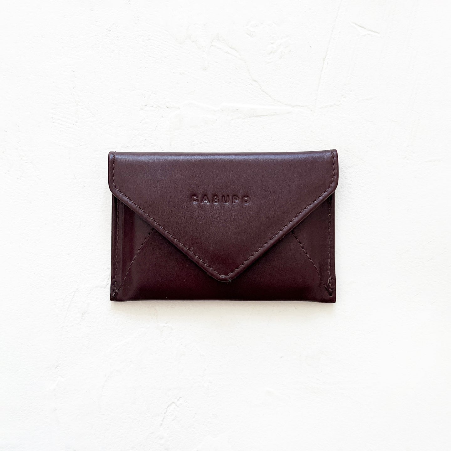 Mini Envelope Wallet in Burgundy