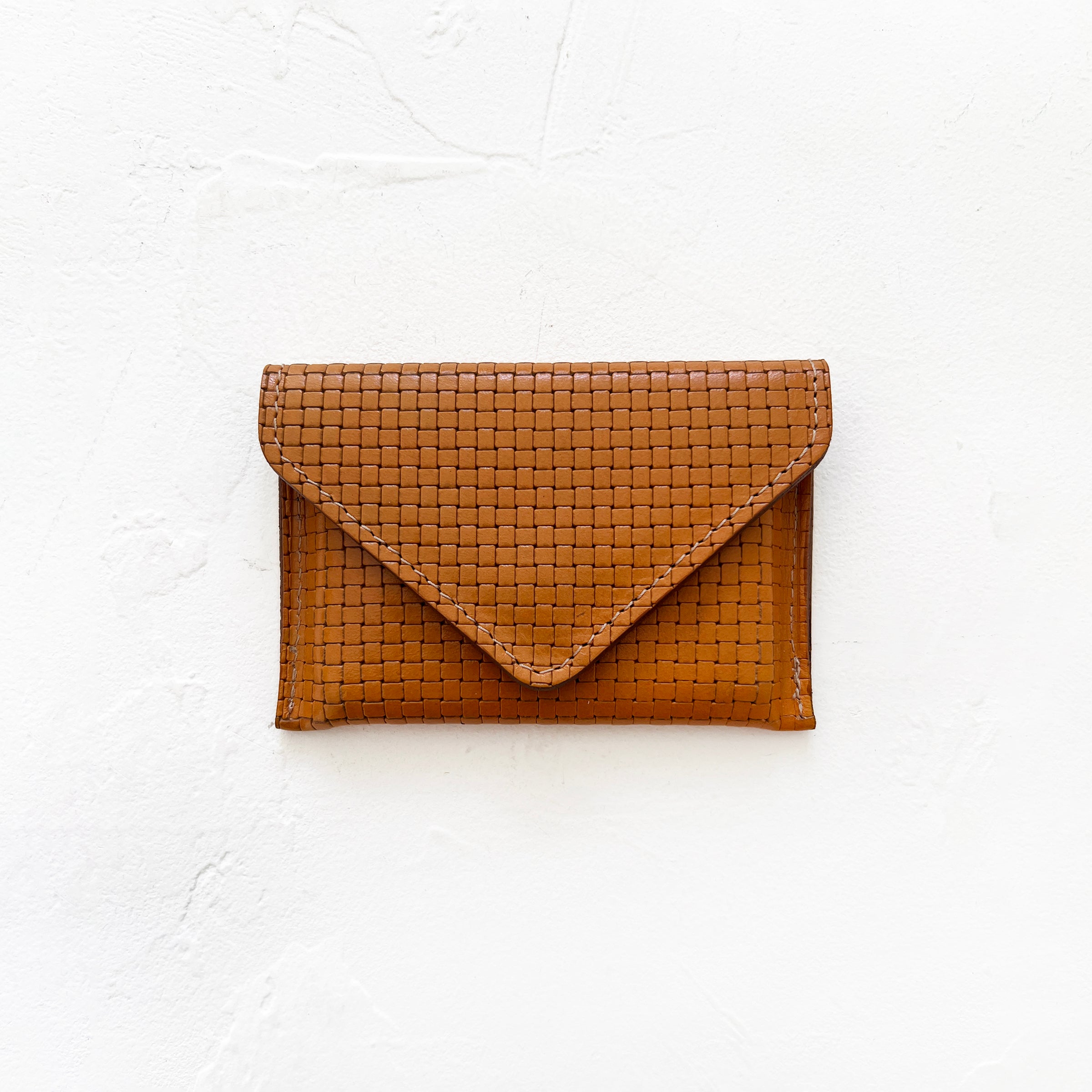 Mini Envelope Wallet in Tan