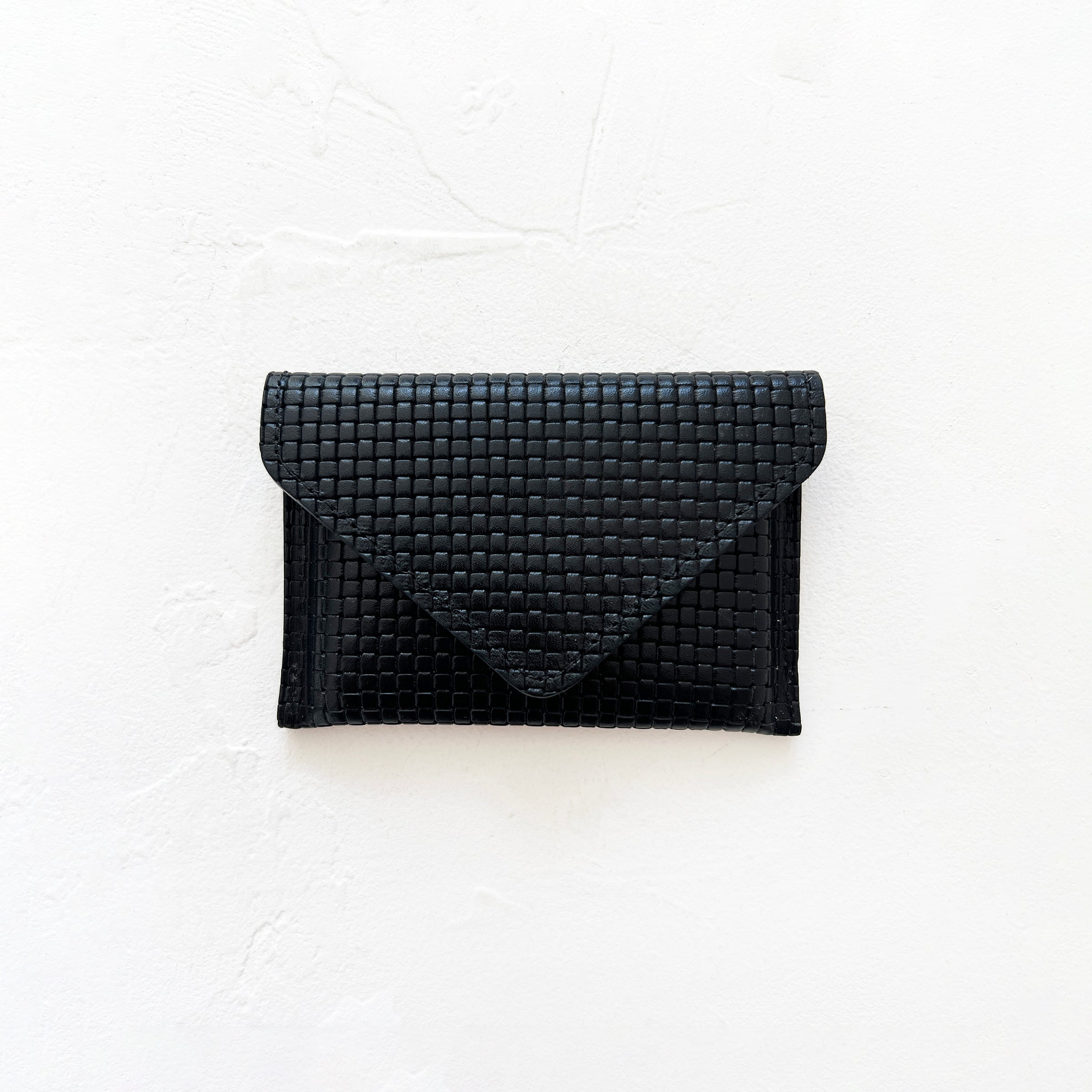 Mini Envelope Wallet in Black