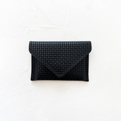 Mini Envelope Wallet in Black
