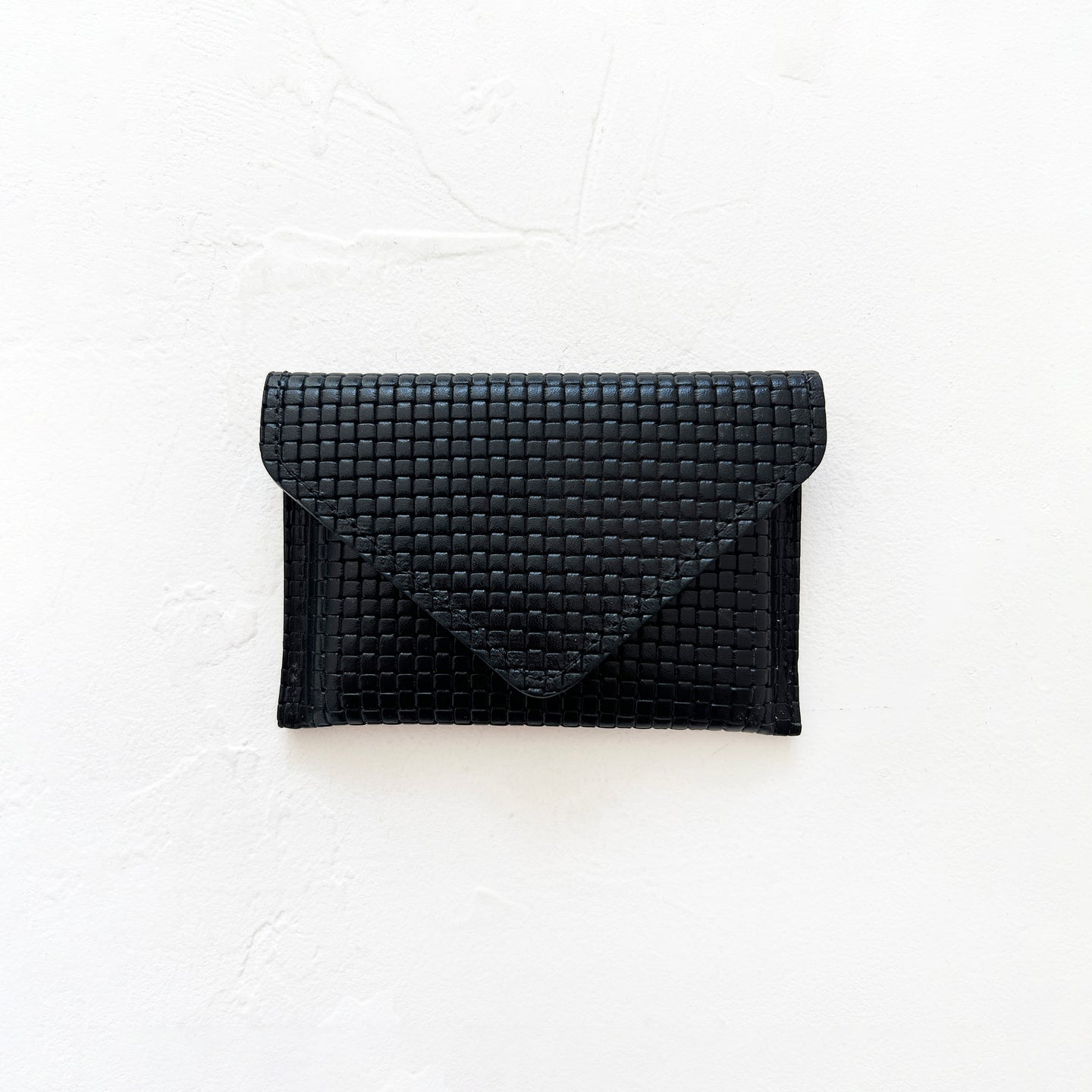 Mini Envelope Wallet in Black