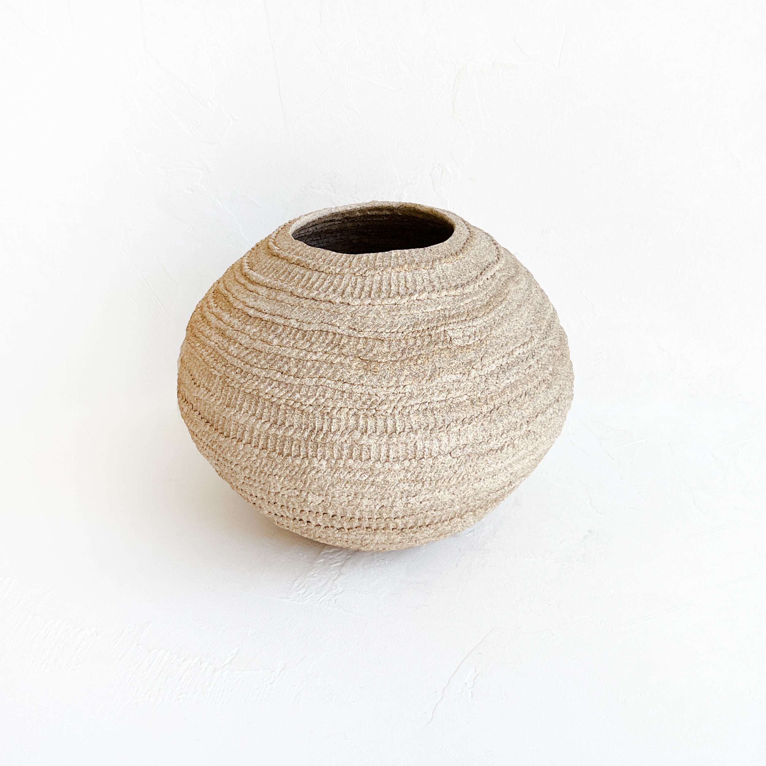 Coiled Vase in Sand