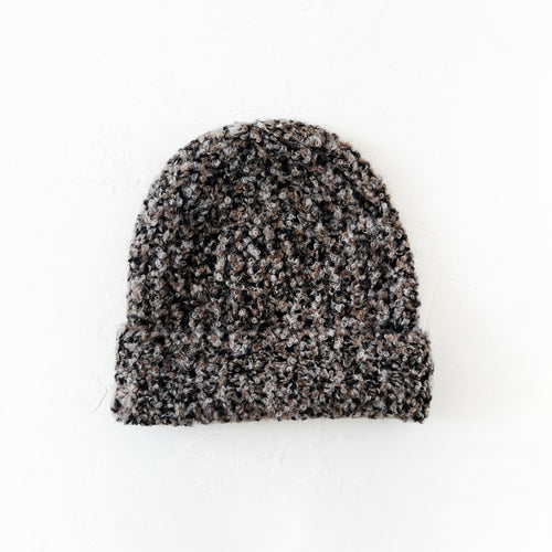 Colette Boucle Beanie in Mushroom