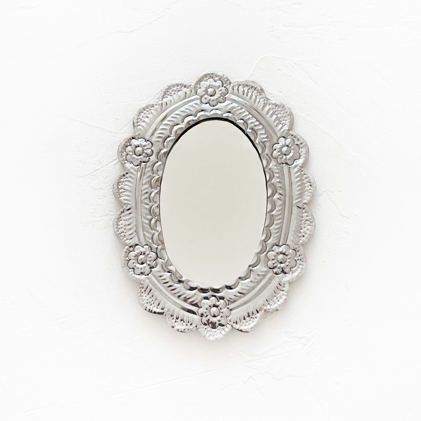 Milagros Silver Sun Mirror