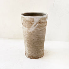 Load image into Gallery viewer, Mitsuko Tall Vase in Cream and White