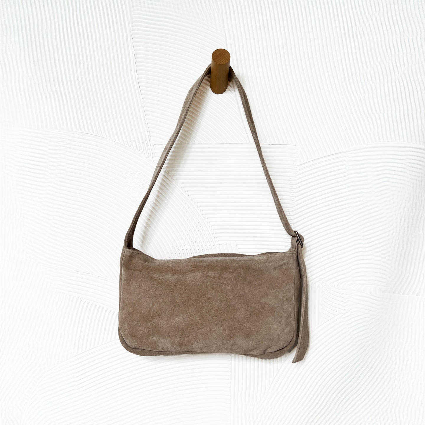 Baby Jane in Travertine Suede