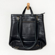 Load image into Gallery viewer, Large Andes Leather Backpack in Black