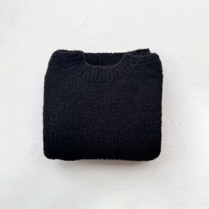 Luca Alpaca Sweater in Black