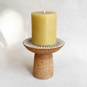 Chrysanthemum Pillar Candle Holder