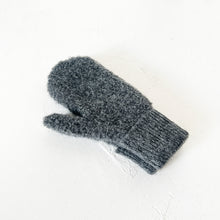 Load image into Gallery viewer, Alpaca Boucle Mittens in Stone