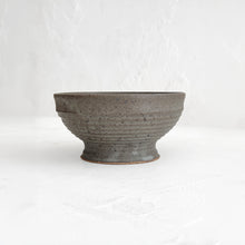 Load image into Gallery viewer, Lined Pedestal Offering Bowl in Driftwood