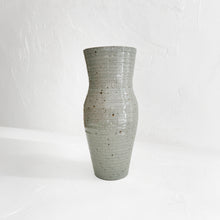 Load image into Gallery viewer, Tall Lined Vase in Glacier