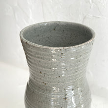 Load image into Gallery viewer, Tall Lined Vase in Glacier