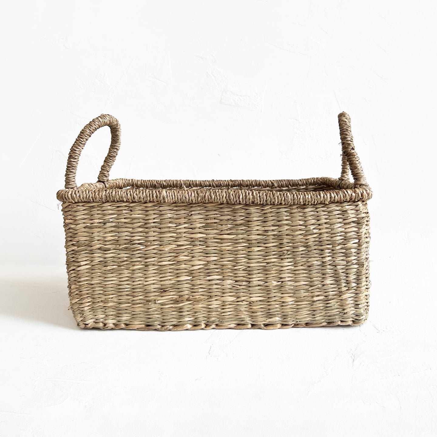 Seagrass Storage Basket with Handles
