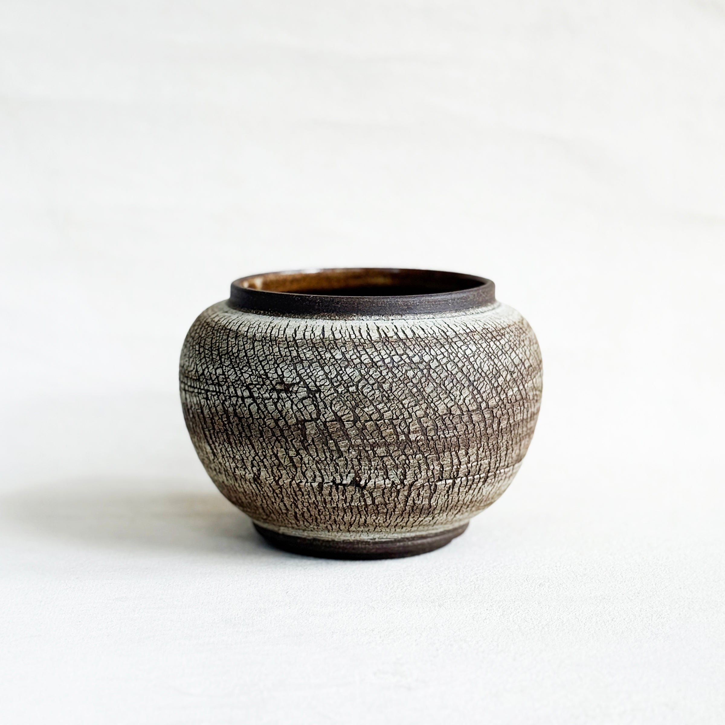 Medium Crackle Pot IV