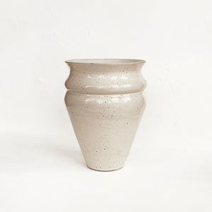 Wide Buttermilk Vase