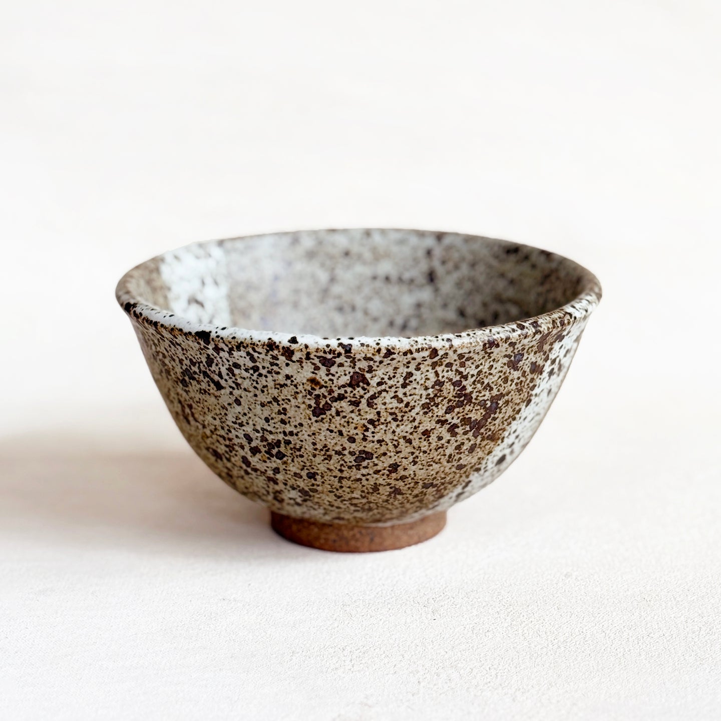 Footed Small Speckled Bowl
