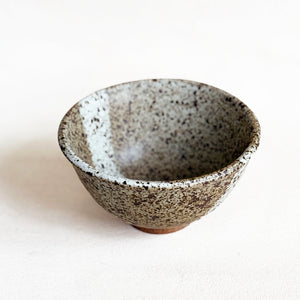 Footed Small Speckled Bowl
