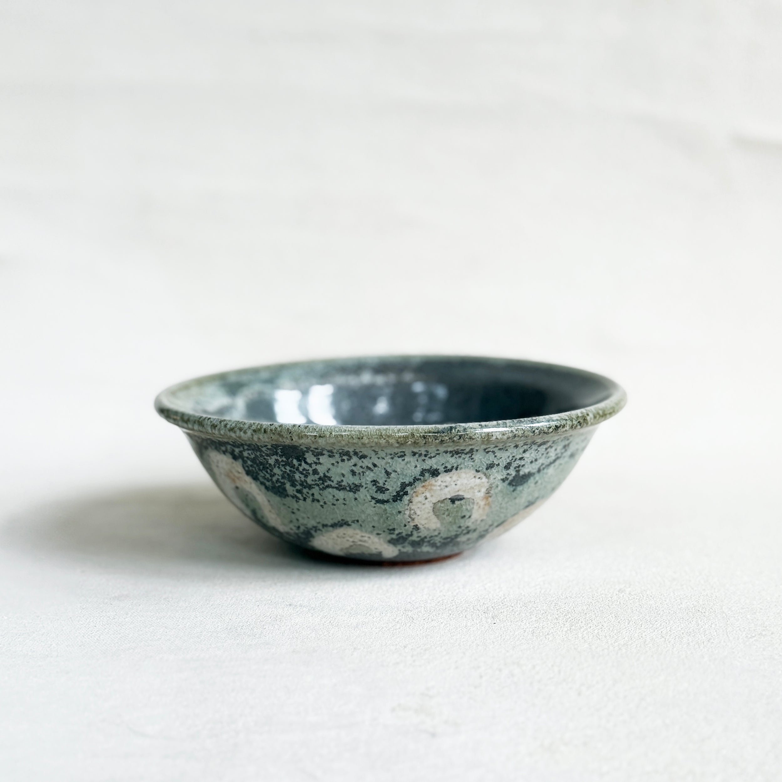 Low Shino Bowl in Slate