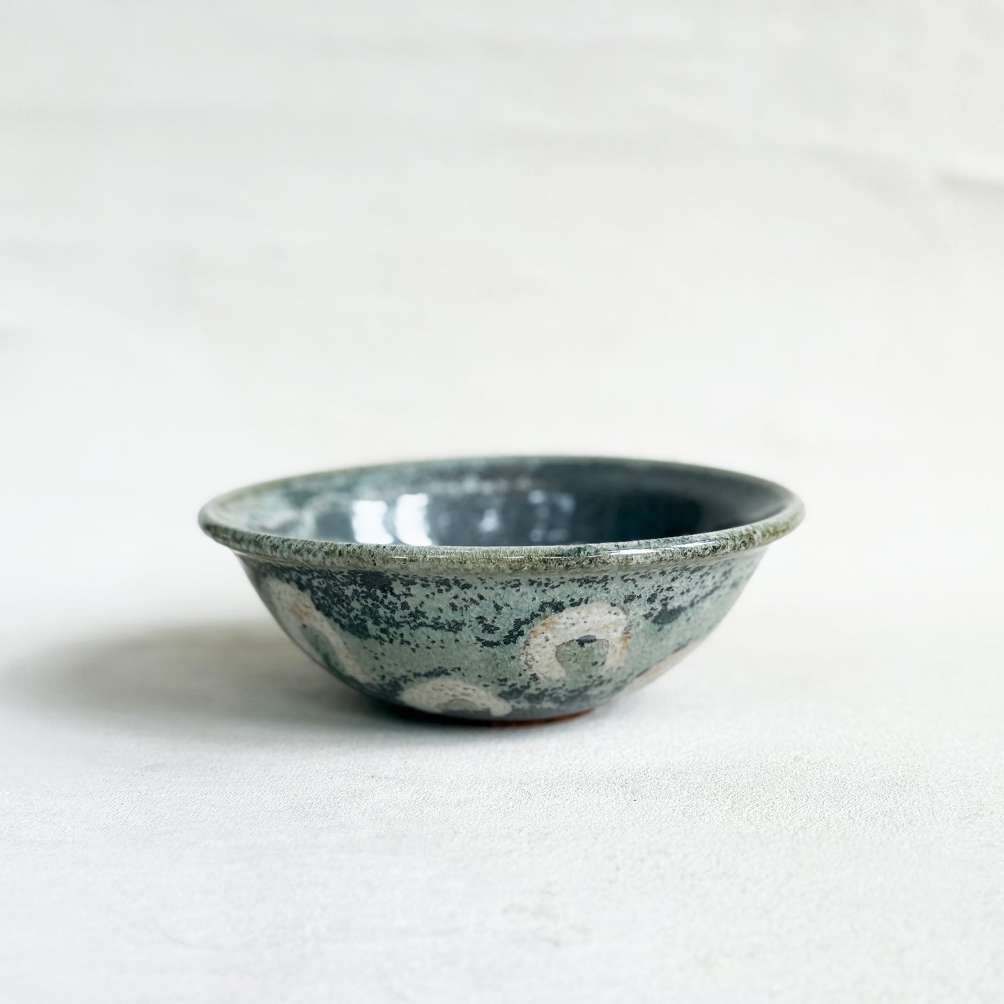 Low Shino Bowl in Slate
